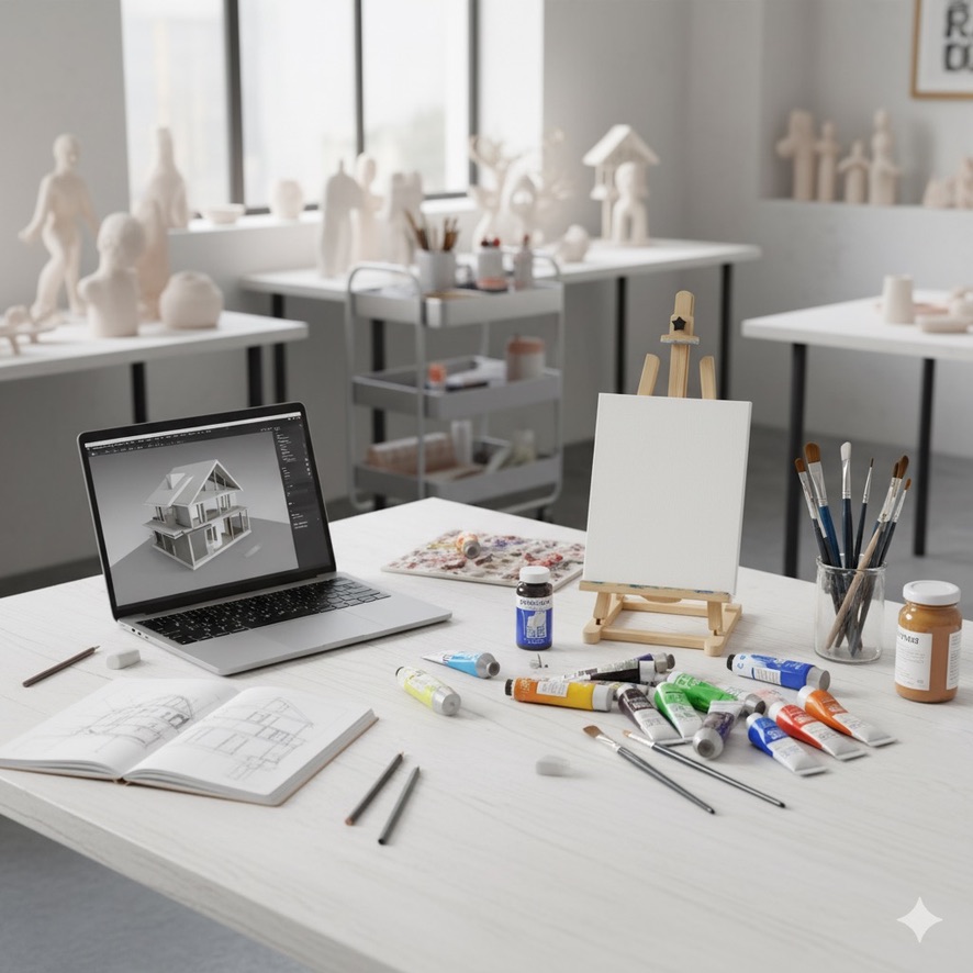 Kunst – Unterrichtsszene